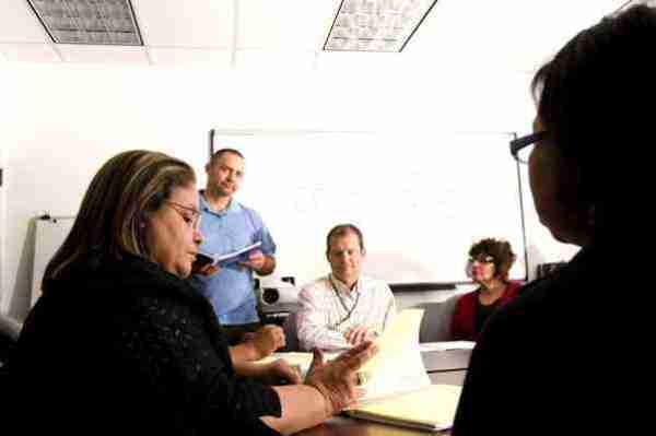 Workers in the strategic planning process.
