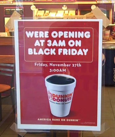 Were opening at 3 is on Black Friday.