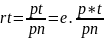 The real exchange rate in this model formula.