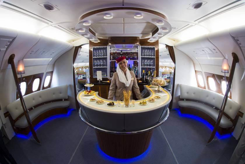 Onboard Bar for the First Class Passengers