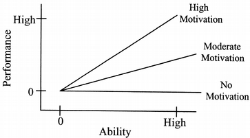 The link between different motivation levels and employee output in organizations 