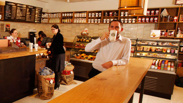 Starbucks Coffee shop in Conduit Street.