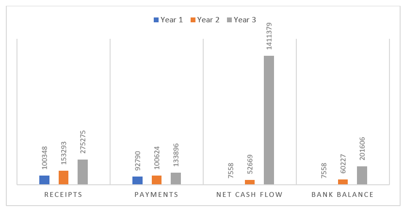 Projected cash flow