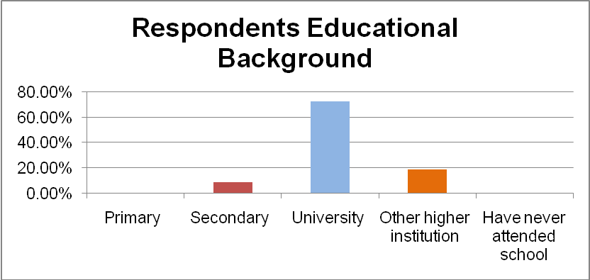 Respondents Educational Background