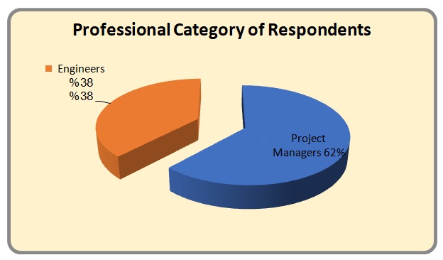 Professional Categories of Respondents.