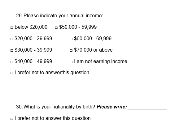 Questionnaire