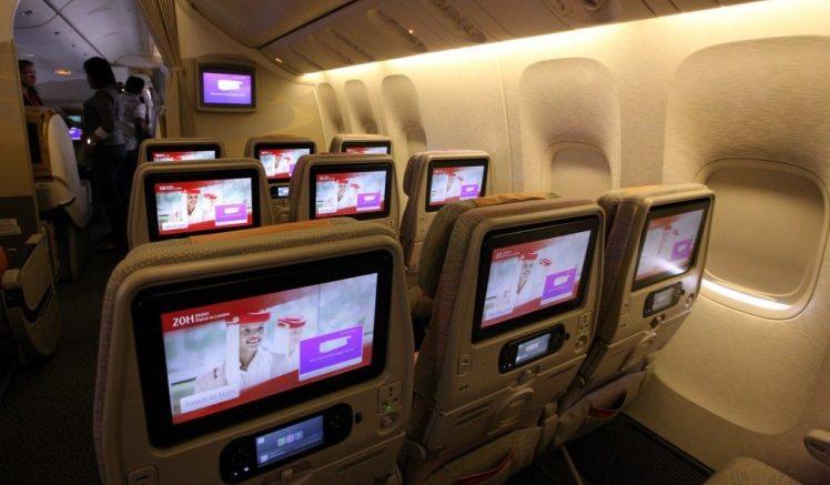 Entertainment systems in Emirates Airline’s Planes.