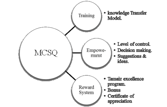 MCSQ approaches used in Etisalat.