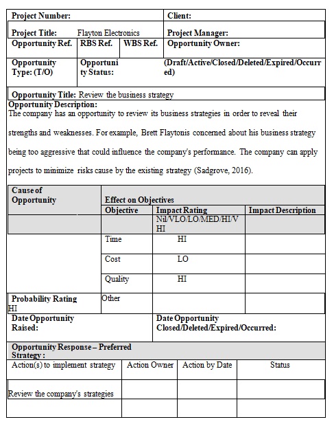 Opportunity 5