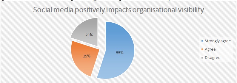 The positive effect of social networking on organizational visibility.