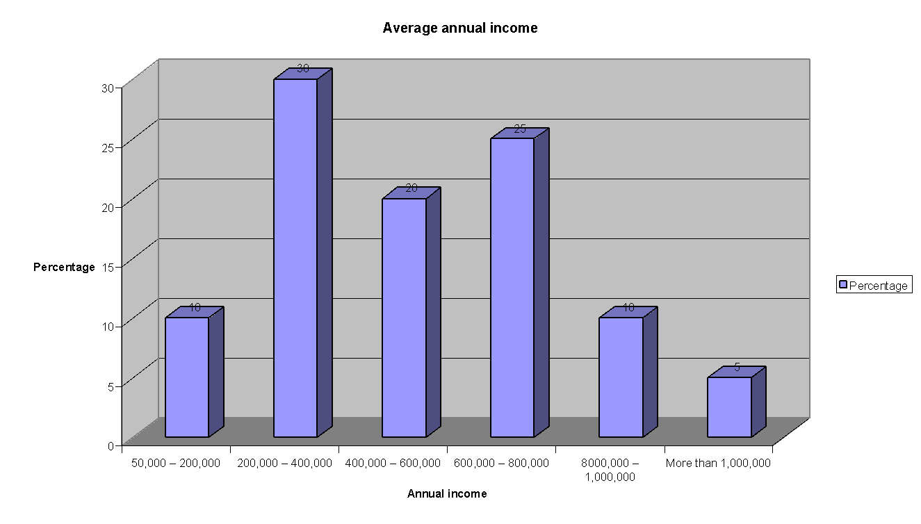 Average Annual Income