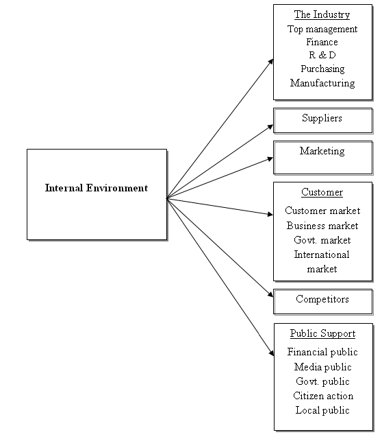  Internal Environment of Service Industry