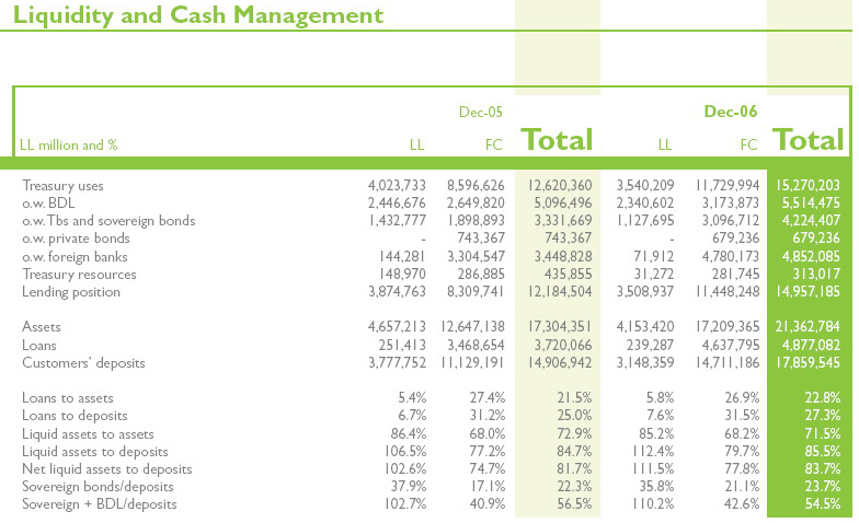 Liquidity and Cash management