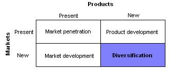 Growth through diversification