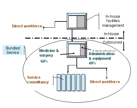 Outsourcing model of Benenden hospital