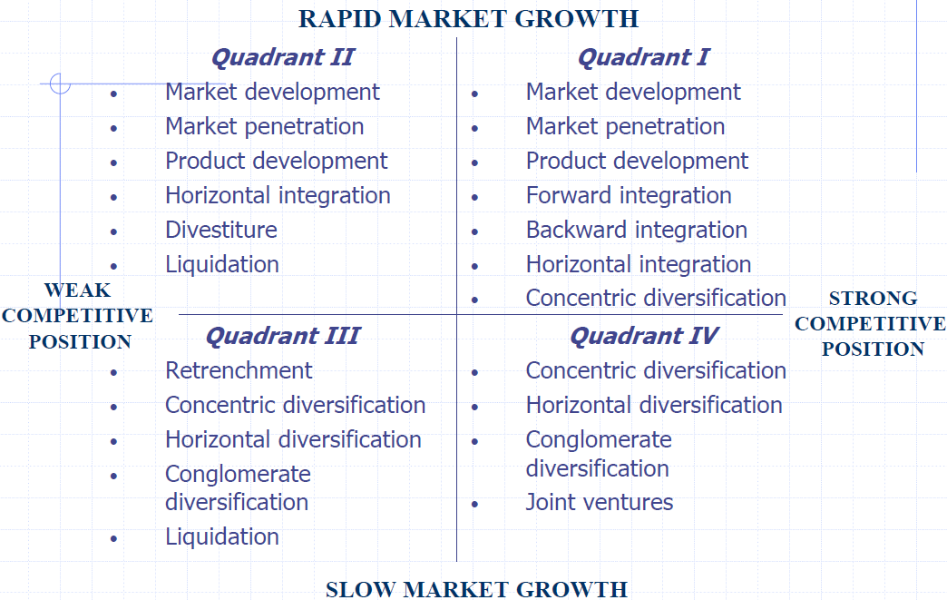 Strategy analysis and Choice.