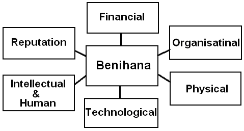 Resource and Capabilities of Benihana.