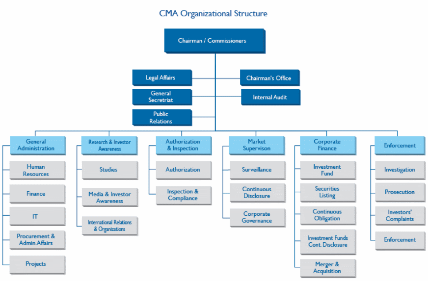 CMA Organizational Structure.