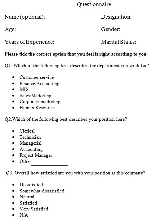 Questionnaire