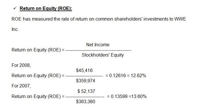 Return on Equity (ROE) 