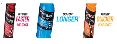 the PowerAde product line