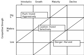 The Market Life Cycle-Competitive Strength Matrix