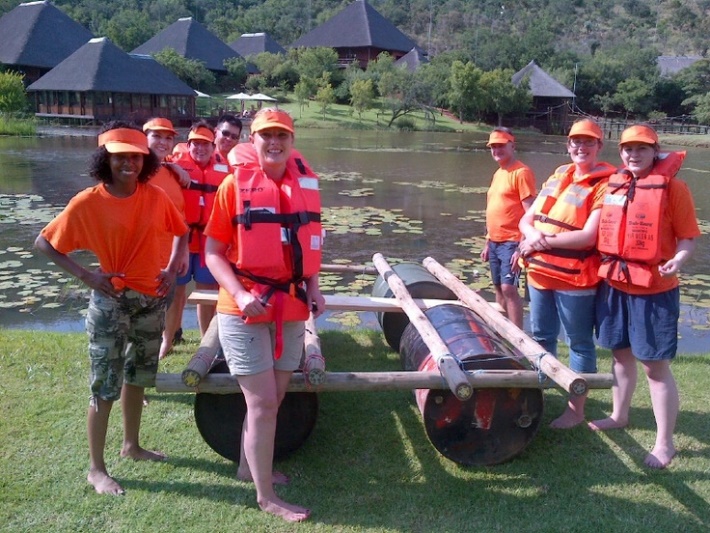 “Team building at Intundla game lodge”