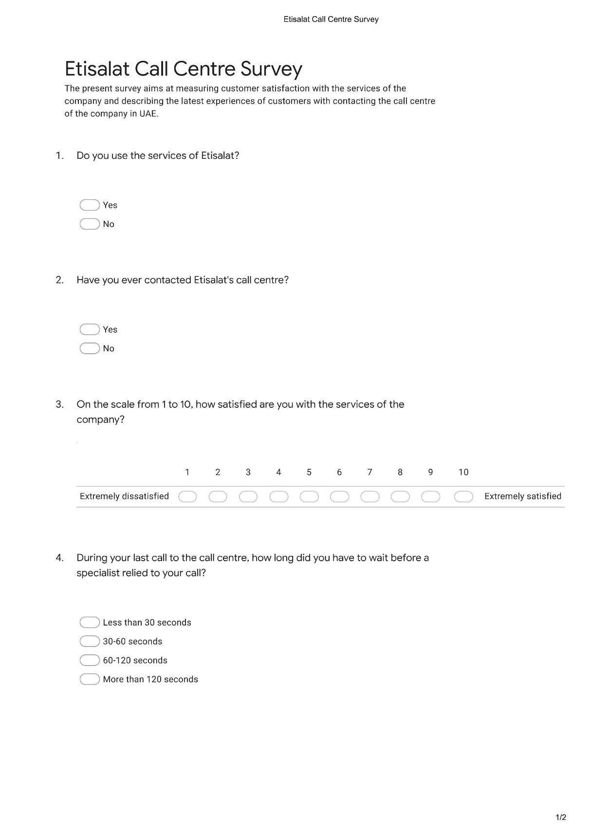 Questionnaire