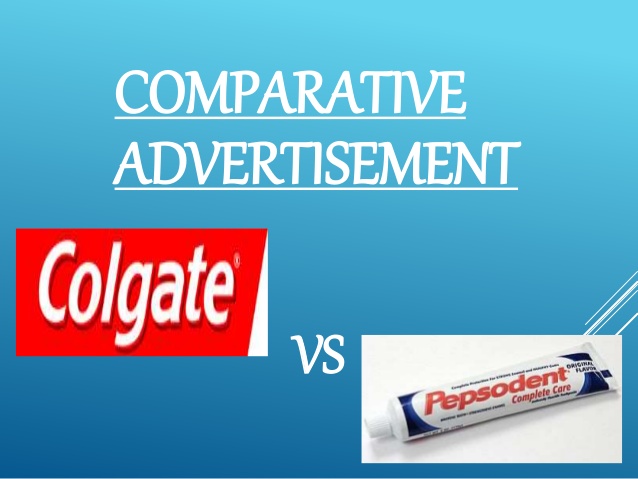 Appendix 2: Comparative advertising sample