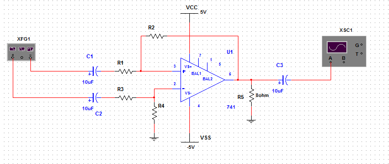 OP-AMP scheme