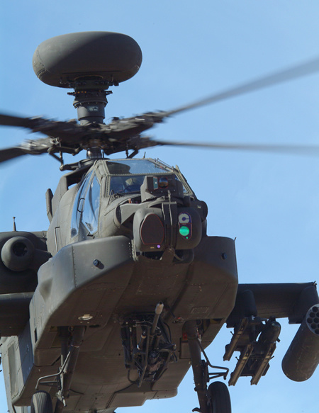 TADS/PNVS Installed on the Front of the Apache