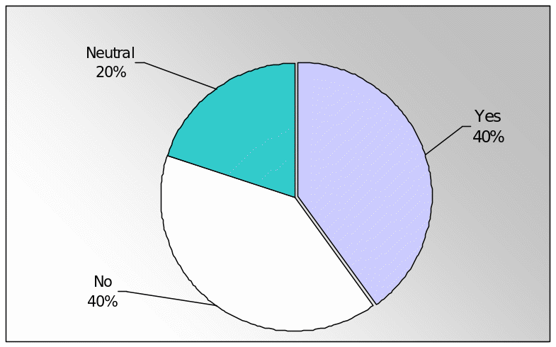 respondents view about consumer market. 