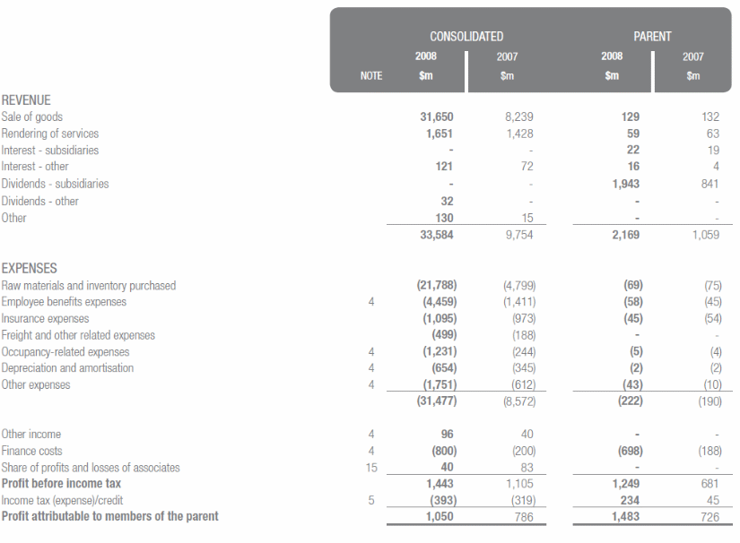 2008 Financial Statement