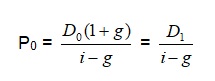 Gordon’s growth model