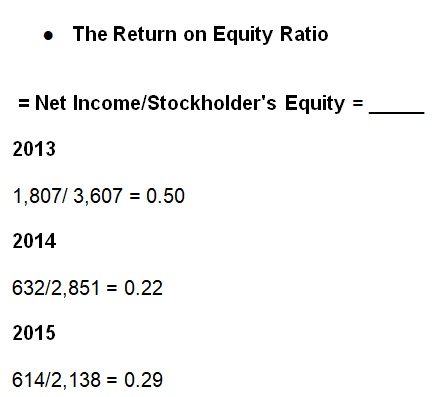 The Return on Equity Ratio