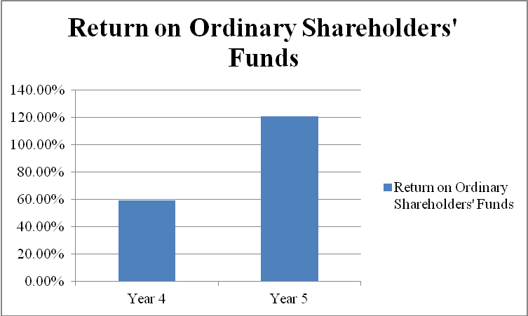 Return on Ordinary Shareholders' Funds