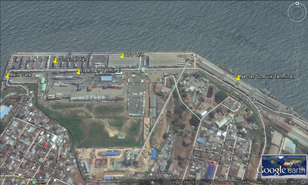 2020 Satellite Image of the Port of Freetown