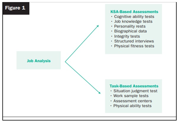 Assessment types, adapted from Society of Human Resource Manager 