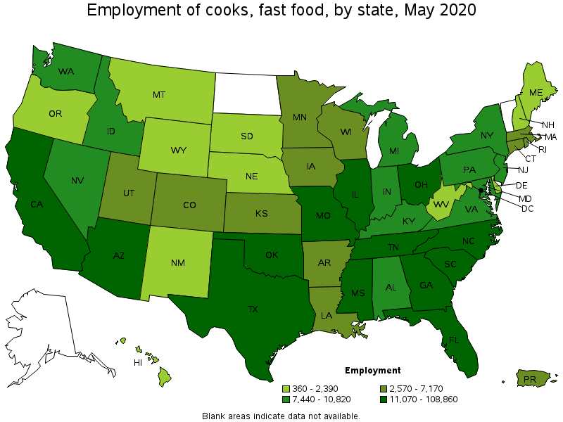 Employment of cooks