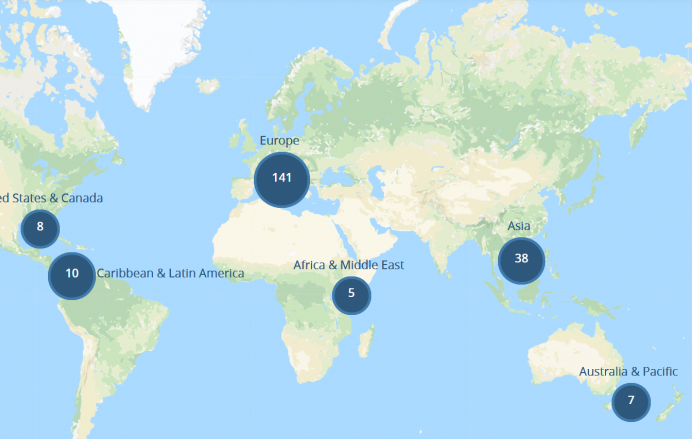 Hyatt Hotels Global Presence