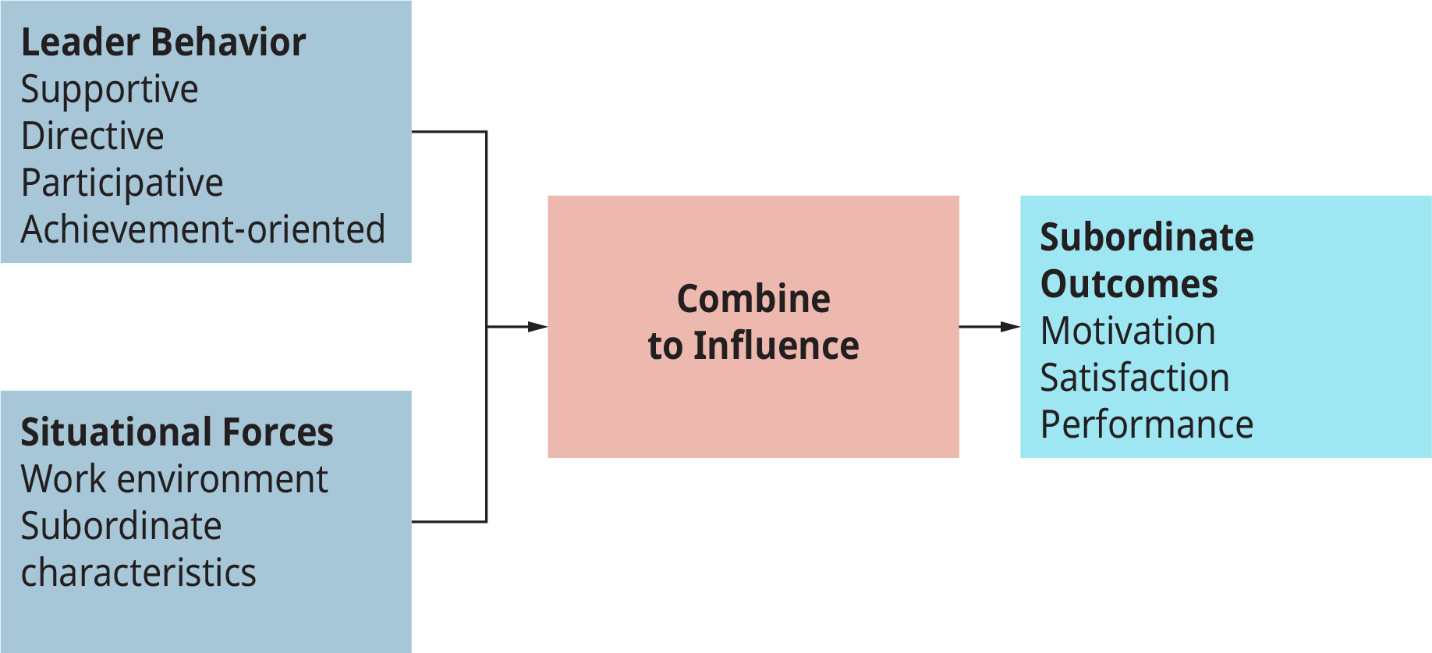 Major components of the Path-goal Theory