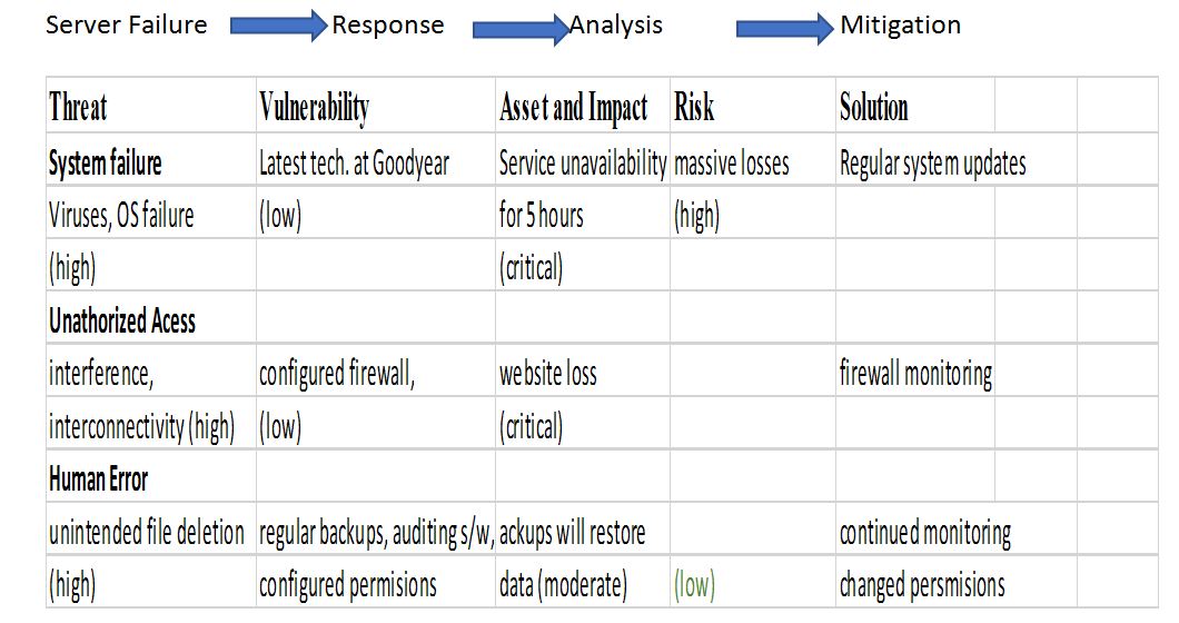 Risk management template