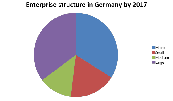 The structure of enterprise in Germany