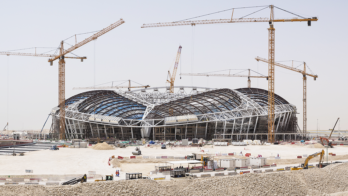 Al Janoub Stadium under Construction