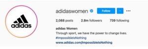 Adidas women page