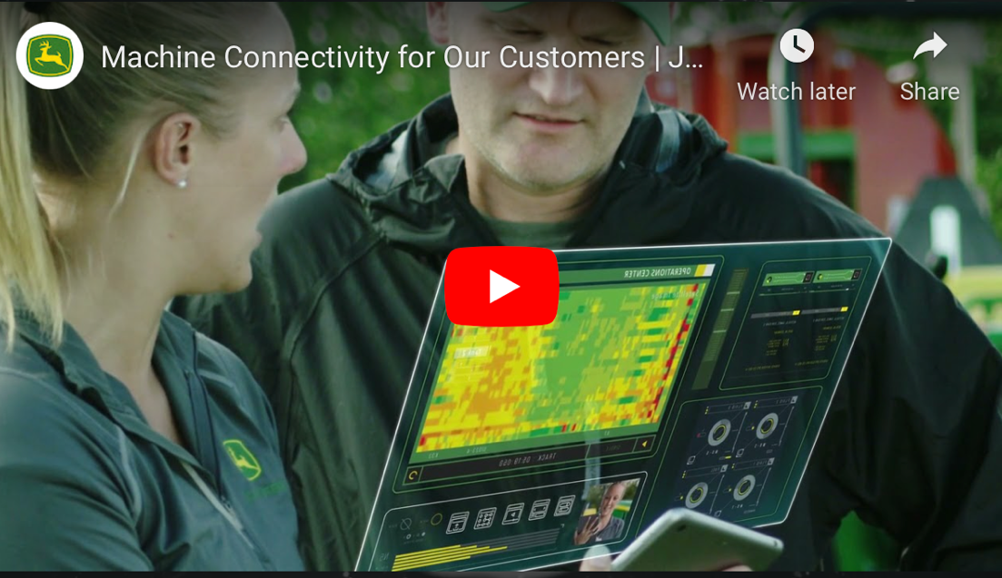 Excerpt from a John Deere video showing a commitment to a culture of innovation