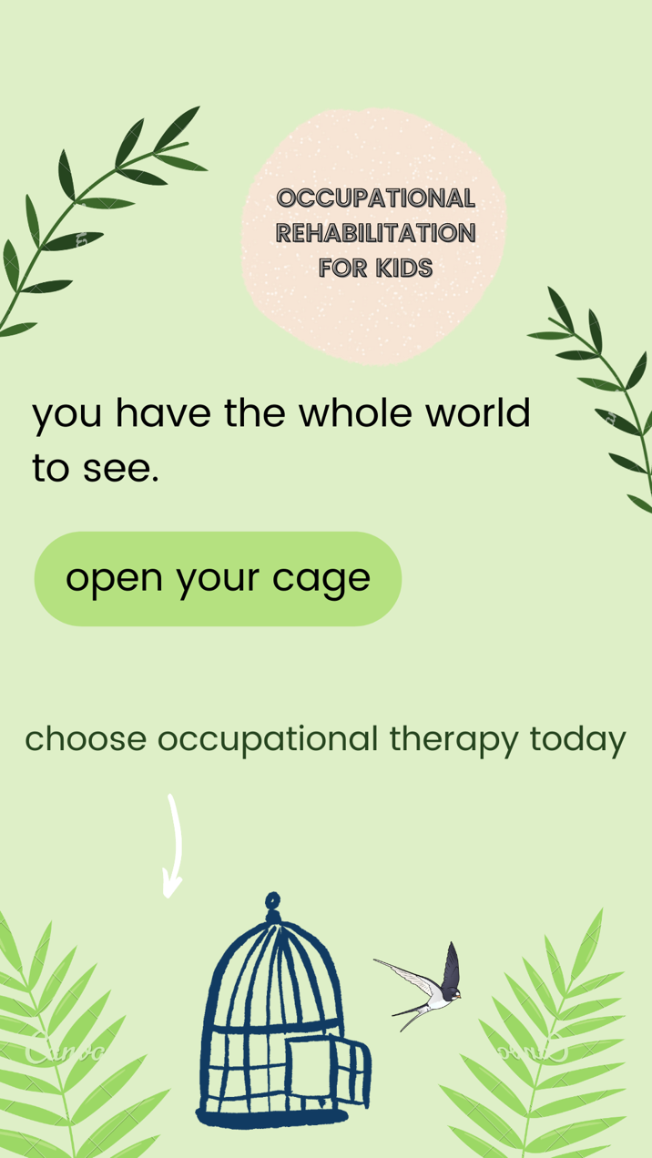 Occupational rehabilitation for kids