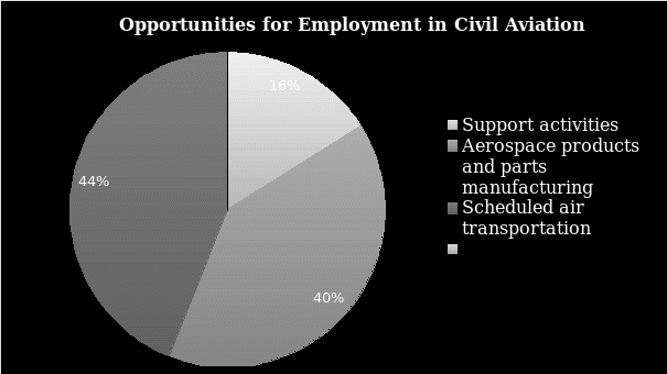 Avenues of employment in Civil Aviation.