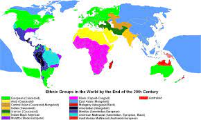 Ethnic Groups Distribution In The World 