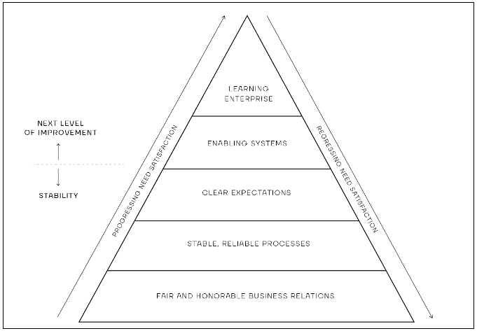 Diagrammatic portrayal of the Toyota Way